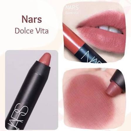 رژ لب مدادی نارس رنگ «دولچه ویتا»  NARS Velvet Matte Lip Pencil 